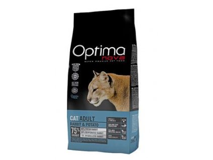 Optima Nova Cat GF Adult rabbit 8kg