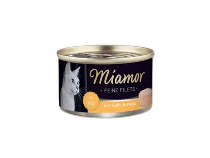 Miamor Cat Filet konzerva kuře+těstoviny v želé 100g