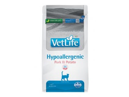 Vet Life Natural CAT Hypo Pork & Potato 1,5kg