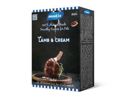 SMOOKIES Premium LAMB -  jehněčí sušenky 100% human grade, 200g