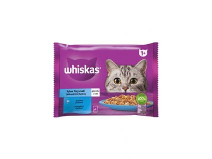 Whiskas kaps. Core rybí výběr v želé 4x85g