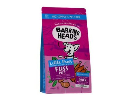 BARKING HEADS Little Paws Fuss Pot Duck 1,5kg