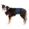 Břišní pás na podložky pro psa samce, tmavě modrý S-M: pas: 37-45 cm