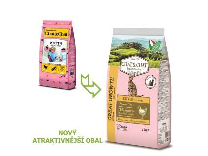Chat & Chat Cat Kitten Great Growth Chicken 2 kg