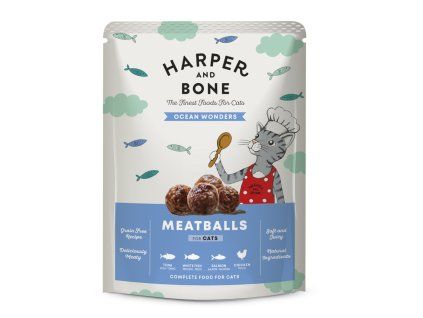 Harper and Bone Cat divy oceánu, kapsička 85 g