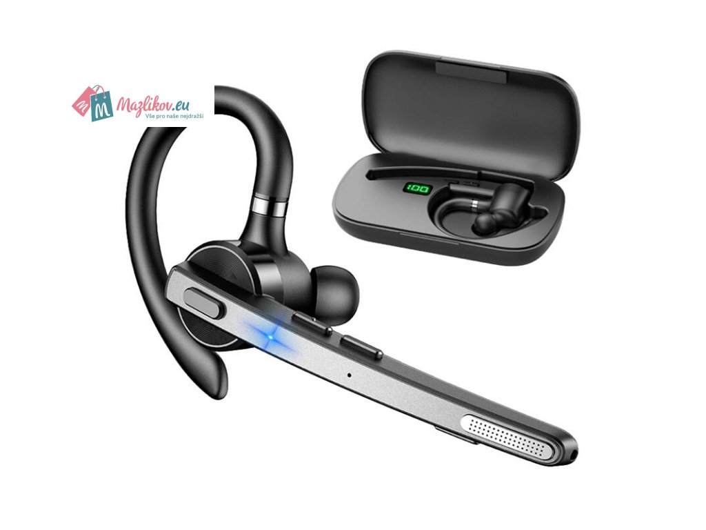 Wireless headphone with microphone New Bee M53 black mazlikov.eu