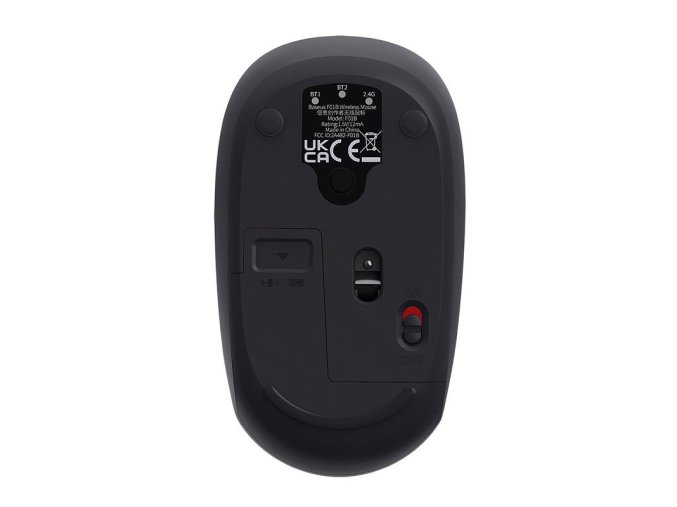 Bezdrátová myš Baseus F01B Tri-mode 2.4G BT 5.0 1600 DPI (matně šedá)