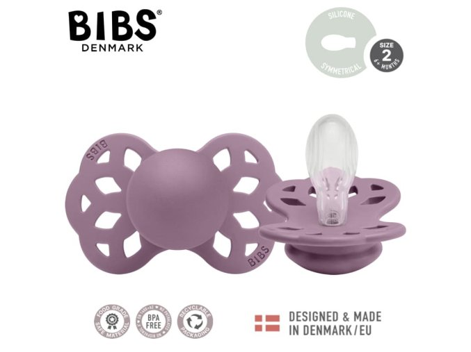 BIBS 442300 INFINITY SYMETRICAL MAUVE dudlík M