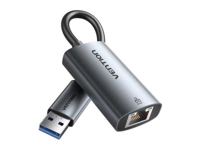 Adaptér Vention USB-A + USB-C do Gigabit Ethernet 0,15 m
