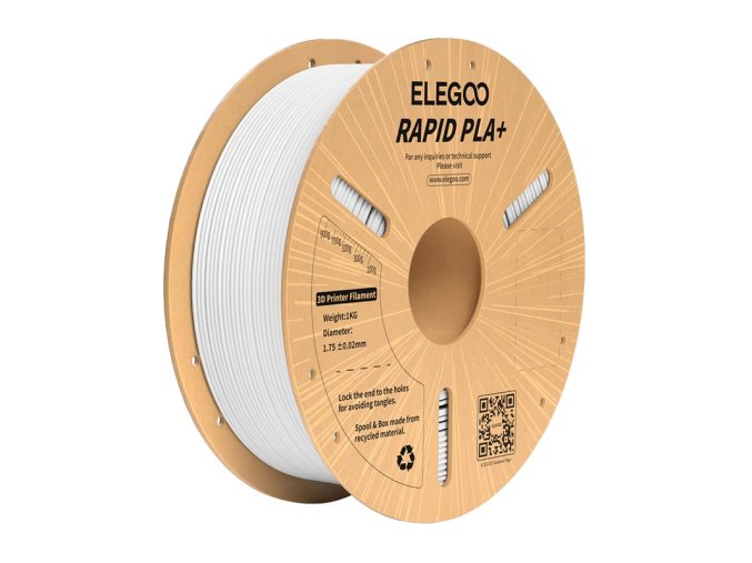 Filament ELEGOO Rapid PLA+ (bílý)