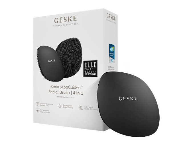 Facial Cleaning Brush 4in1 Geske with APP (gray)