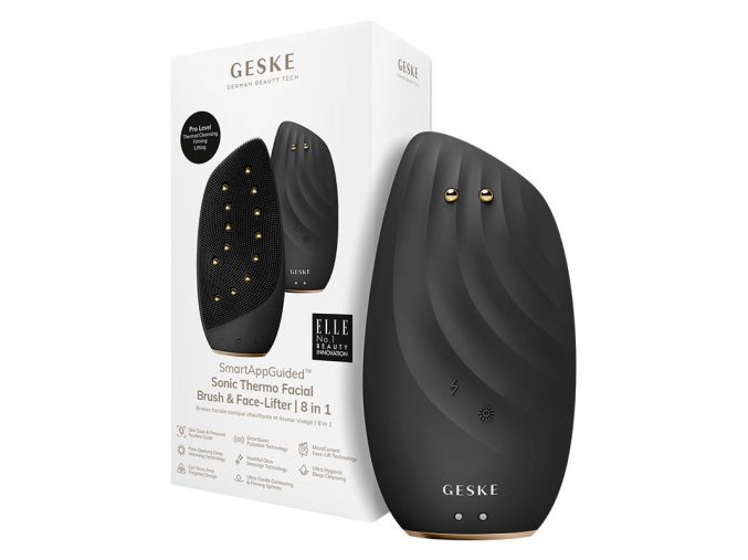 Sonic Thermo Facial Brush & Face-Lifter 8in1 Geske with APP (gray)