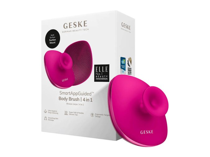 Geske Body Brush 4 in 1 (magenta)