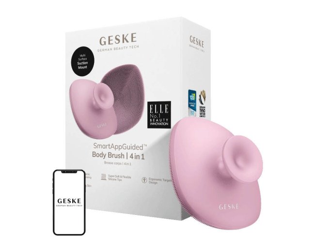 Geske Body Brush 4 in 1 (pink)