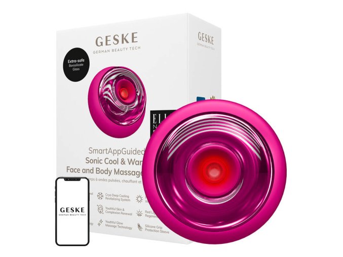 Geske Sonic Cool & Warm Face & Body Massager 9in1 (magenta)