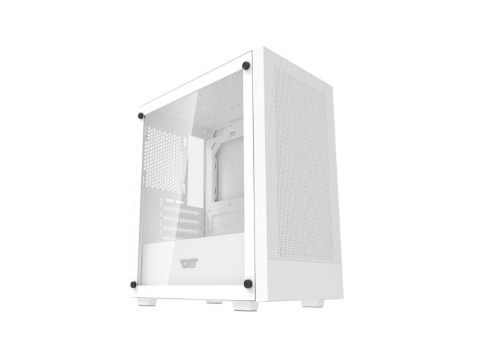 Počítačová skříň Darkflash M305 bez ventilátorů (bílá)