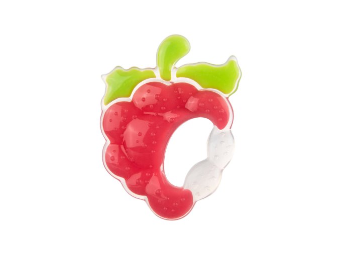 CANPOL 51/004 Silikonové kousátko pro děti Raspberry
