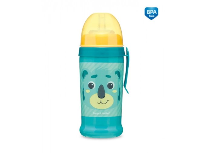 CANPOL 56/510 Bidon niekapek Hello Little koala turkusowy