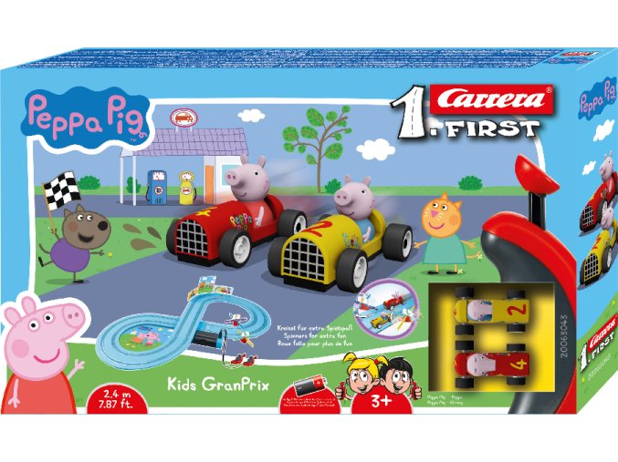 Carrera First 20063043 Prasátko Peppa - Kids GranPrix 2,4 m