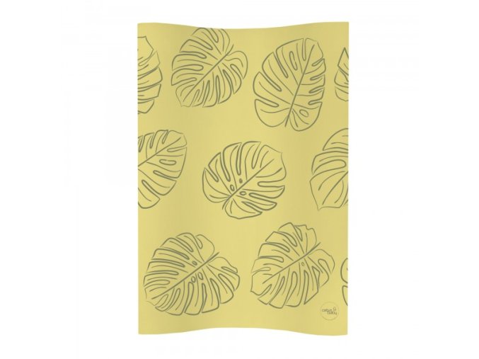 CEBA 104-000-672 Cosy 48x70 Monstera Mustard měkká profilovaná krátká přebalovací jednotka