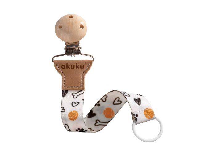 AKUKU A0581 Dudlík se stuhou Bone