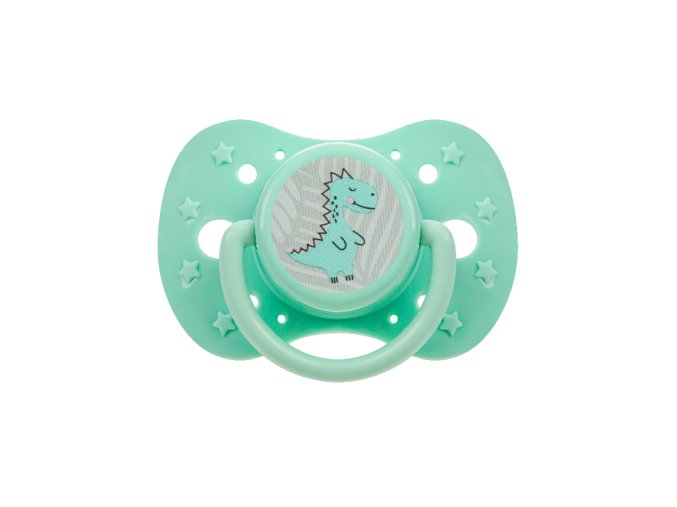 AKUKU A0588 Smoczek uspokajający 6-12m DINO