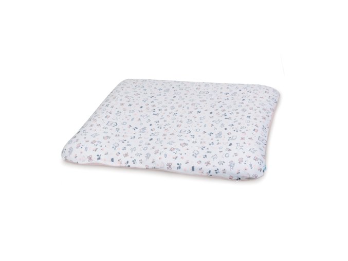 CEBA 848-130-645 Měkký potah na přebalovací pult (75x72) 2 ks Candy Pink, Bird World+Light grey, Bird World