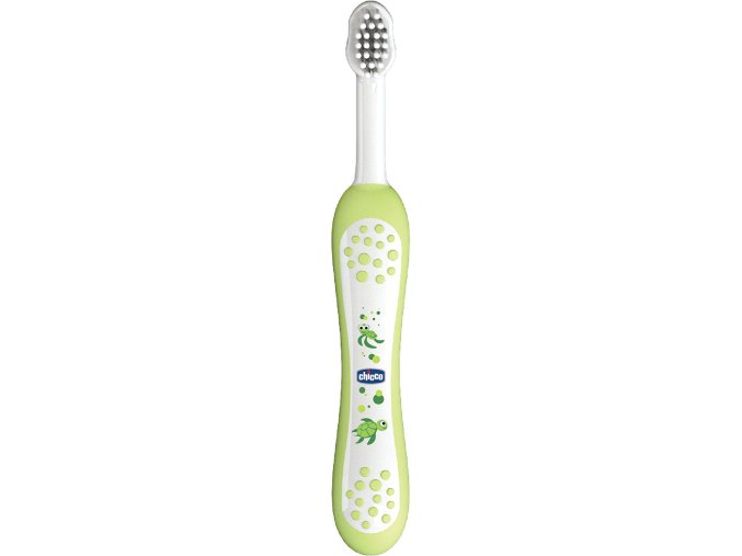 CHICCO 00006958000000 Zubní kartáček zelený