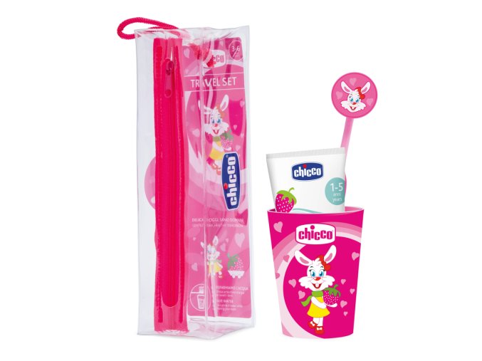 CHICCO 00008543110000 Sada pro ústní hygienu 36m+ dívka