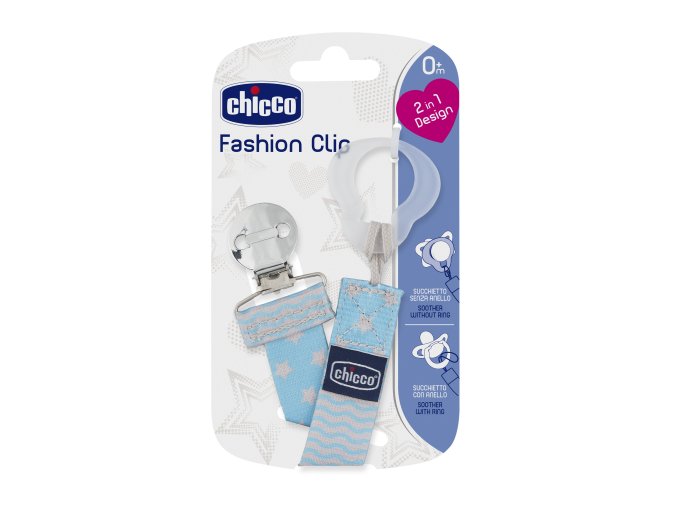 CHICCO 00009341200000 Dudlík stuha modrá