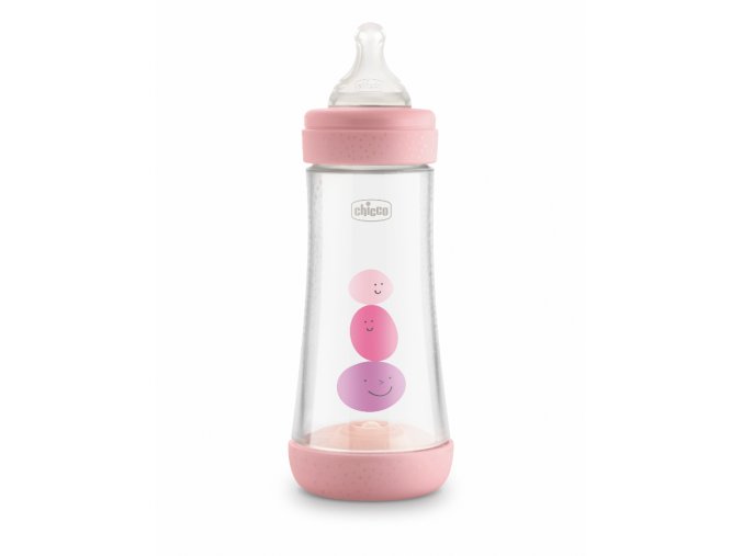 CHICCO 00020235100040 Láhev PERFECT5 300 ml 4m+ dívka