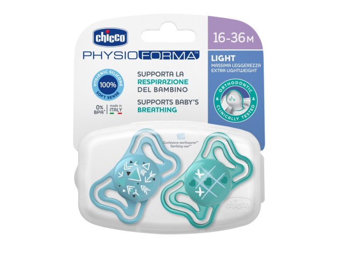 CHICCO 00071039210000 PHYSIO LIGHT figurína 16-36M sil 2 ks modrá