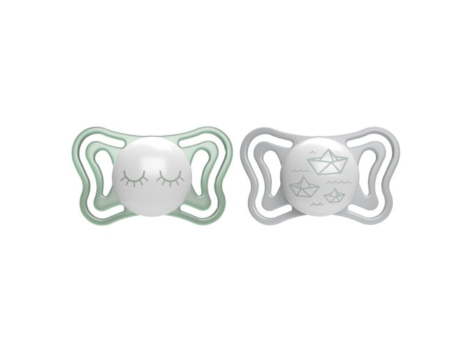 CHICCO 00071039410000 PHYSIO LIGHT LUMI figurína silikonová 16-36m+ 2 ks.