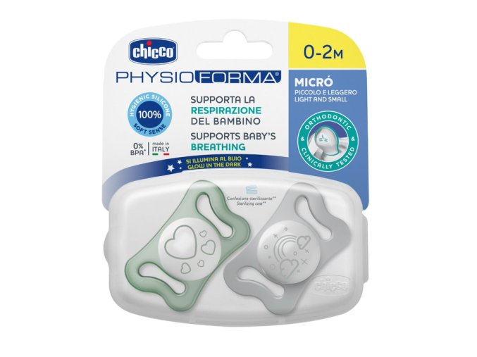CHICCO 00075126410000 MICRO GLOW sil 0-2m 2 figuríny
