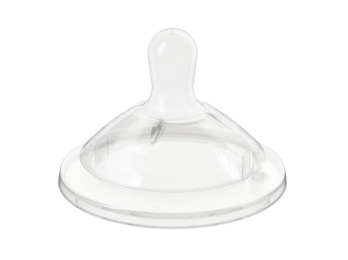 CHICCO 00081047200000 NF silikonová savička na láhev 6m+ rychlá