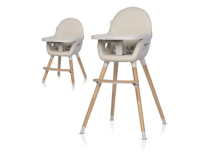 Židle na krmení COLIBRO SCANDI ALMOND