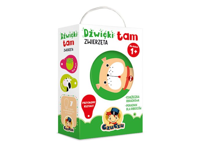 CzuCzu 6052319 Tam animals obrázková knížka 1+