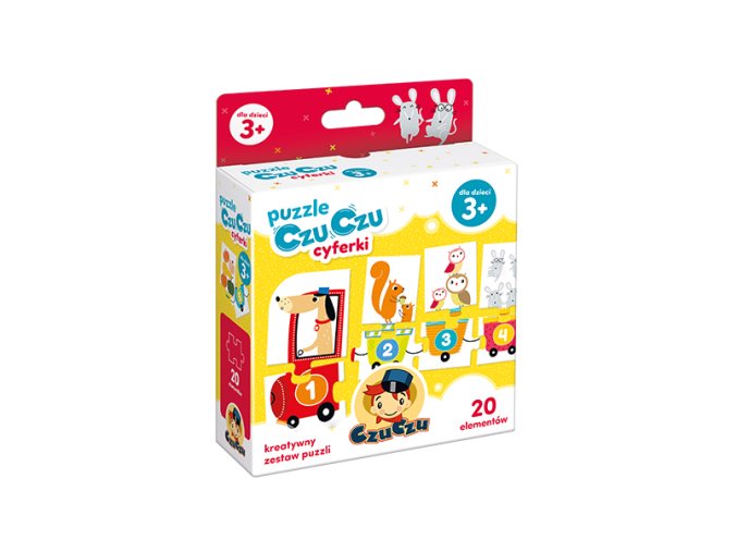 CzuCzu 6163245 Puzzle 20 el. cyferki 3+