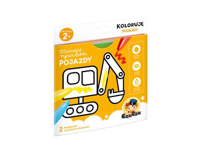 CzuCzu 6598584 Vzdělávací kniha Vozidla. I barevné 2+