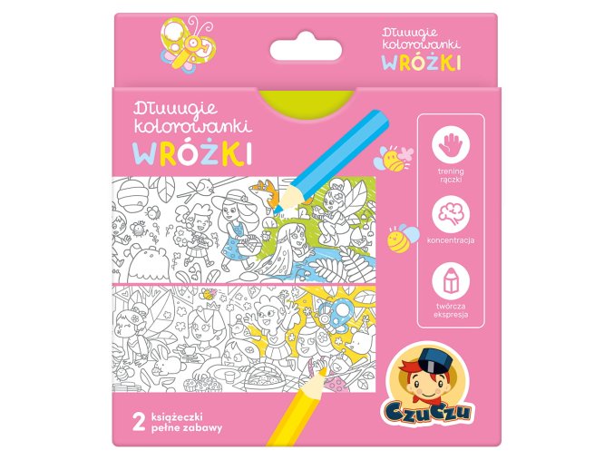CzuCzu 6730073 Kniha obrazů 160x960 Víly 2 ks