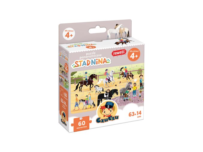 CzuCzu 6843760 Puzzle 60 dílků Stud farma 4+