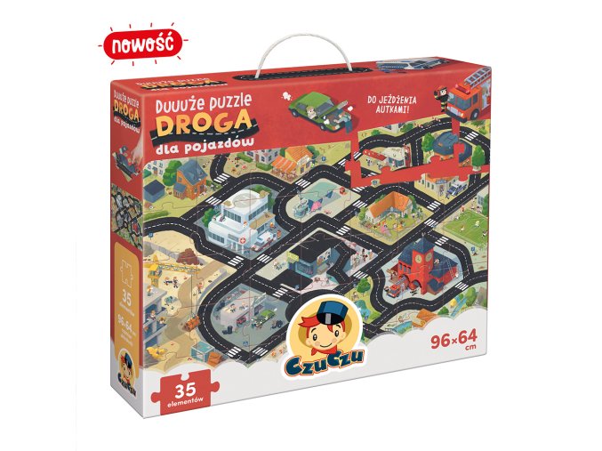 CzuCzu 6997518 Puzzle 35 el. Silnice pro vozidla