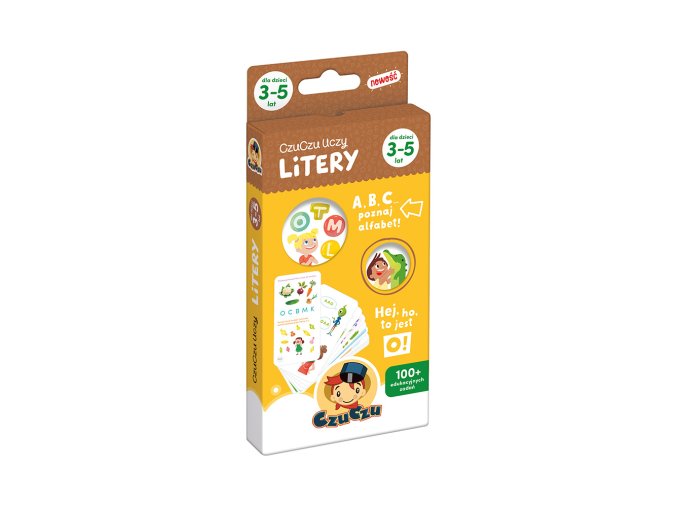 CzuCzu 7223259 Książeczka edukacyjna Litery