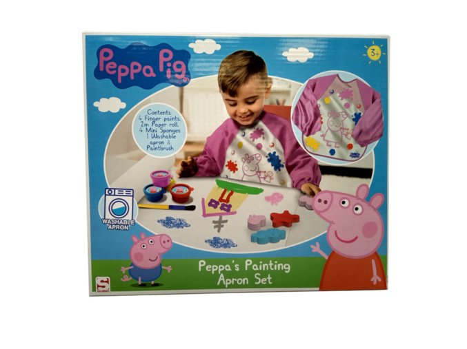 DAMI PEP-4624 Sada na malování Peppa se zástěrou PROMOTION