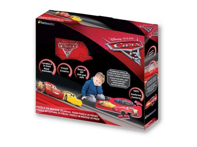 DISNEY CARS TTMZ202 Auta mata piankowa puzzle 25 el.