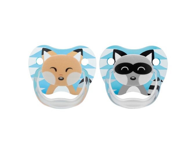 Dr.Browns PV12015 PreVent Butterfly dudlík 0-6m kolekce zvířátek modrý 2-pack