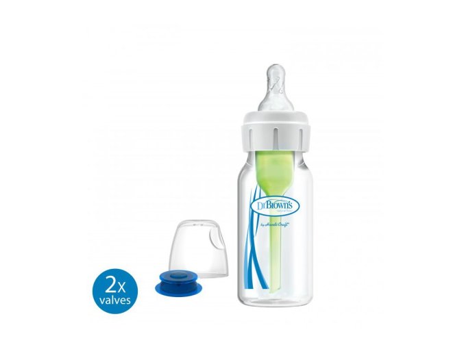 Dr.Browns SB417-MED Speciální systém krmení 120ml láhev pro krmení s rozštěpem rtu nebo patra