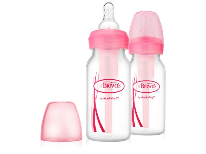 Dr.Browns SB42305 Standardní 120ml lahvička VOLBY 2-pack růžová