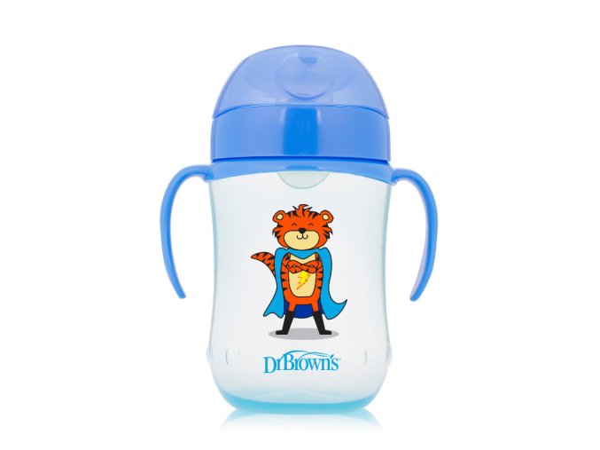 Dr.Browns TC91023 Hrnek s měkkým hrdlem 270 ml s uchem 9+
