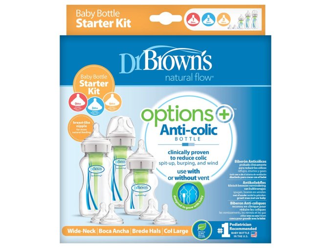 Dr.Browns WB03606 Krmná souprava se širokým krkem OPTIONS PLUS SMALL